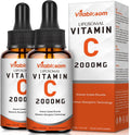 Liposomal Vitamin C 2000Mg Liquid for Adults, High Absorption VIT C, Maximize Vitamin C, for Immune System & Antioxidant, 60ML (2 Bottles)