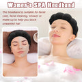 Zkptops Spa Headband for Washing Face Wristband Sponge Makeup Skincare Headband Terry Cloth Bubble Soft Get Ready Hairband for Women Girl Puffy
