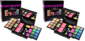 SHANY Classy & Sassy All-In-One Makeup Kit Makeup Set with Cosmetics Mirror, Makeup Applicators, 24 Eye Shadows Colors, 18 Lipstick Lip Glosses, 2
