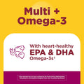 Nature Made Womens Gummy Multivitamins with Omega-3, 150 Gummies Strawberry, Lemon & Orange 150 Count (Pack of 1)