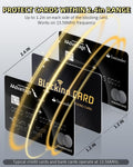 Aigee RFID Blocking Cards 6 Pack, Contactless NFC Debit Credit Card Passport Protector, One Card Protects Entire Wallet for Men and Women, New