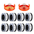 10 Pack Weed Eater String Compatible with Black+Decker, AF-100 0.065" 240ft | Automatic Feed, Perfect Fit, Weed Eater Spool, String Trimmer