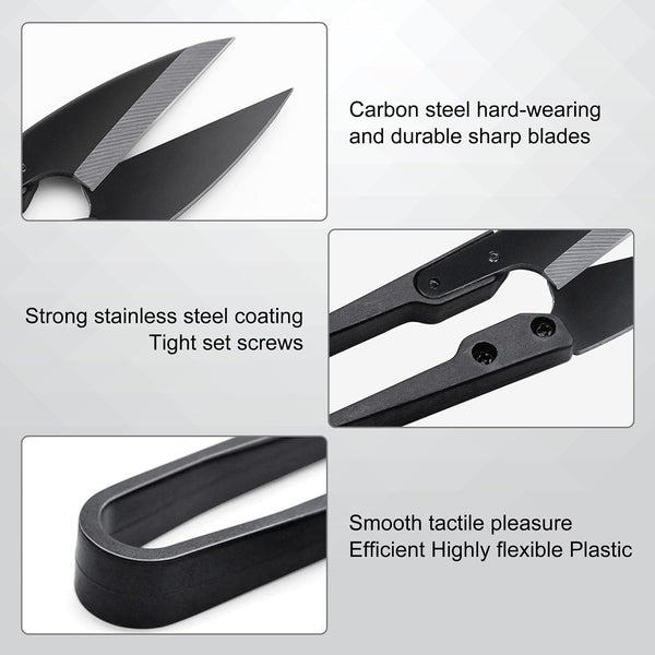 Bonsai Pruning Scissors 5 PCS, Small Pruner Shears, Bud Leaves Trimmer, Garden Shears for Plants, Gardening Clippers for Flower, Stainless Steel