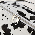 KITENROM Portable Makeup Bag Cow Printed Cosmetic Bags for Women Medium Pouch Case Purse Make up Organization Waterproof (Print Cow)