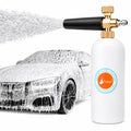 Foseal Adjustable Snow Foam Cannon with Heavy Duty Brass Knob, Quick Release Foam Blaster for Pressure Washer Gun, 1L Bottle