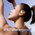 Open Ear Headphones Earbuds Wireless - 5.4 Bluetooth Ear Buds with LED Digital Display IPX7 Waterproof, Wireless Headphones Touch Control Air