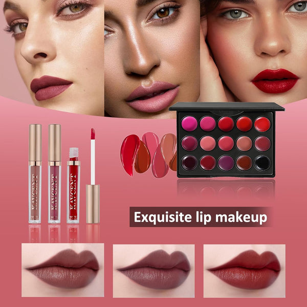 Makeup Set Makeup Kit for Women Full Kit Makeup Sets for Teens Teenagers Eyeshadow Palette Lip Gloss Foundation Mascara Eyeliner Contour Stick
