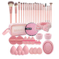 Makeup Brush Set, 42Pcs Makeup Tool Set Premium Synthetic Foundation Powder Concealers Eye Shadows Blush Makeup Brushes Kit with Makeup Sponge,