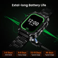 AMAZTIM GPS Smart Watch for Men, 6 Satellite Positioning, Compass, Stainless Steel Body, 50M Waterproof, 480mAh Extra-Large Battery, Answer/Make