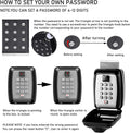 Upgrade SL-591 Car Key Lock Box, Car Window Lock Box for Turo, Car Window Punch Button LockBox, Vehicle Window Key Box, Vehicle Window Lock Box
