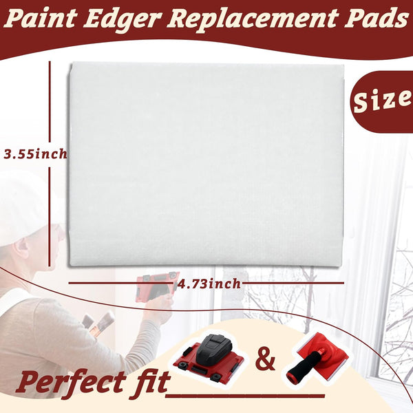 10 Pack of Paint Edger Replacement Pads - Pad Refills for Edger - Replacement Pad Refills for Paint Edger Tool 10 Packs