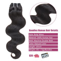 Human Hair Bundles 4 Bundles 10 Inch 12A Body Wave Bundles Human Hair 100% Unprocessed Brazilian Virgin Hair Weave Bundles Human Hair Natural