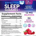 Sleep Gummies with Melatonin - Extra Strength Sleep Gummy, 12 Mg Melatonin, Natural Melatonin Gummy, Occasional Sleep Support Supplement for