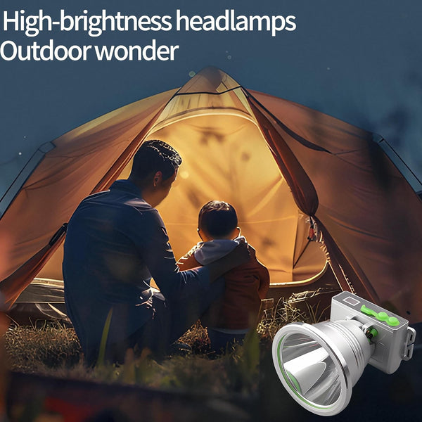 High Power LED Headlamp Super Bright Adult Motion Sensor Headlight Spotlight Waterproof Rechargeable Outdoor Hunting Light Flashlight Portable