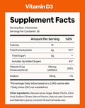 Black Girl Vitamins - Vitamin D3 Gummies, for Immune, Energy, and Bone Support, 2000IU (50Mcg) Vitamin D per Serving, Gluten-Free Vitamin D