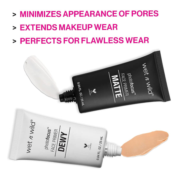 wet n wild Photo Focus Matte Face Primer - Partners in Prime 0.84 Fl Oz (Pack of 1)