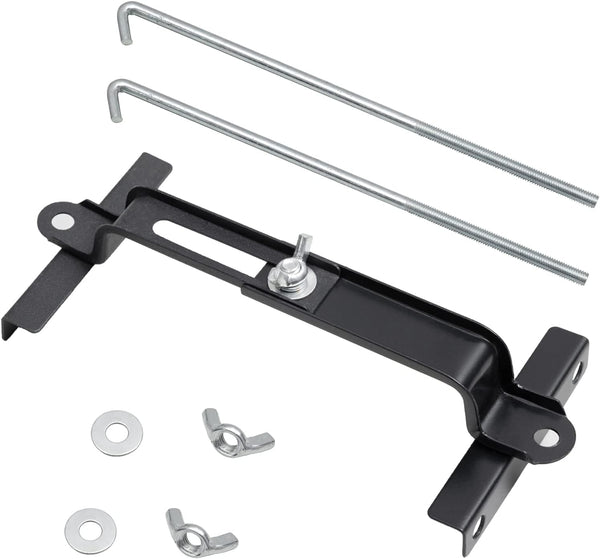 Premium Adjustable Battery Hold down for Tray, Universal Adjustable Battery Crossbar with J Bolt, Fit for SUV Car, Good Contact, Corrosion