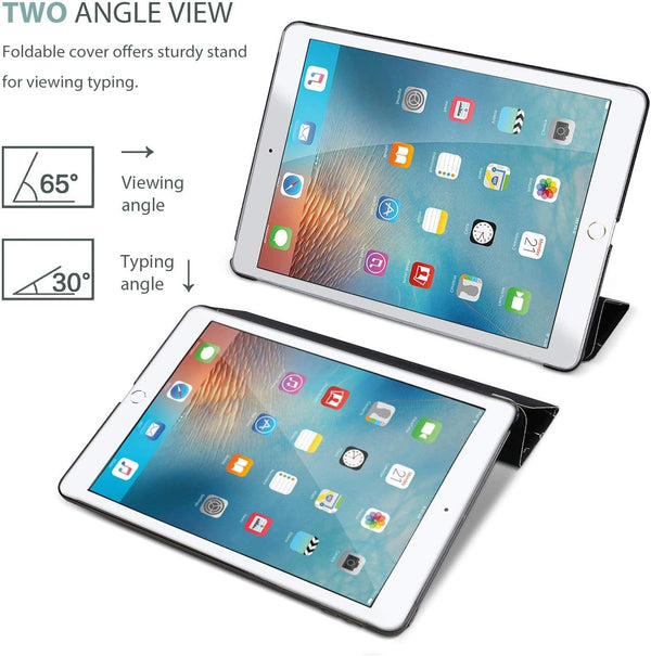 Procase Smart Case for Ipad 9.7 Inch Ipad 6Th/5Th Generation 2018 2017(Model: A1893 A1954 A1822 A1823), Ultra Slim Lightweight Stand Cover with
