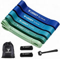 LEEKEY Resistance Bands, Exercise Bands with Handles,Pull up Assist Bands - Band Set with Door Anchor - Bands for Working Out,Band for Men and