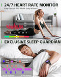 Ancwear Smart Watch for Men Women, Step Counter Watch with Heart/Sleep Tracking, 1.83" Display Fitness Tracker with 120+ Sports Modes, Compatible
