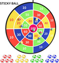 TEMI 29" Large Dart Board for Kids, Boys Toys Dartboards with 20 Balls, Indoor and Outdoor Sport Fun Party Play Game Toys, Birthday Gifts for Boys