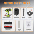 Portable Welding Machine 110V Handheld Electric ARC Welder Gun Stick Welder Machine with IGBT Inverter 5 Variable Current Adjustment for