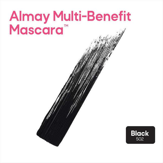 Almay Mascara, Volume, Length, Definition & Conditioning, Multi-Benefit Eye Makeup, Hypoallergenic and Fragrance-Free, 5