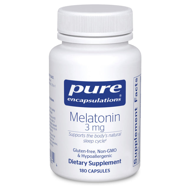 Pure Encapsulations Melatonin 3 Mg - Antioxidant Supplement to Support Natural S