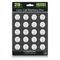 POWEROWL High Capacity CR2032 Battery (20-Pack) 3v Lithium Batteries, Leak-Free, Long Lasting Cr 2032 CR2032-20P