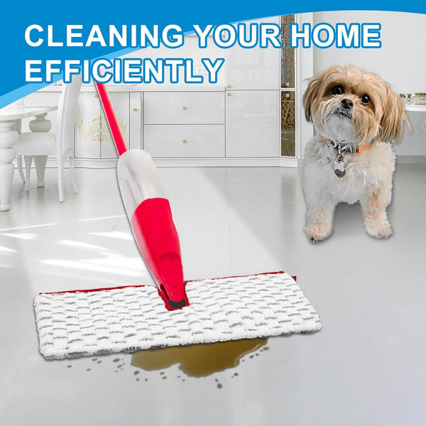 Microfiber Spray Mop Pads Compatible with Promist MAX Spray Mop, Spray Mop Refills for Ocedar Mop Replace Head Replacements, Double Sided Usable