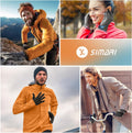SIMARI Winter Gloves Women Men Ski Snow Gloves Liner Thermal Warm Touch Screen, Suit for Running, Cycling, Biking, Hiking, Driving, Walking,