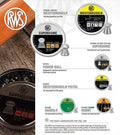 Umarex RWS Superdome Field Line Pellet Gun Pellets.177 Caliber, 8.3 Grains