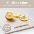 COOK WITH COLOR Non-Slip Cutting Board Set – Kitchen Essentials with Easy Grip Handle for Meat, Veggies, and Fruits, 3 Cutting Boards, Speckled