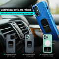 CARMOUNT F1 Dashboard Car Mount (2-Pack) | Magnetic Phone Holder for Car, Ultra Strong 8X N52 Magnets, 360° Rotation, Universal Dash Mount for All