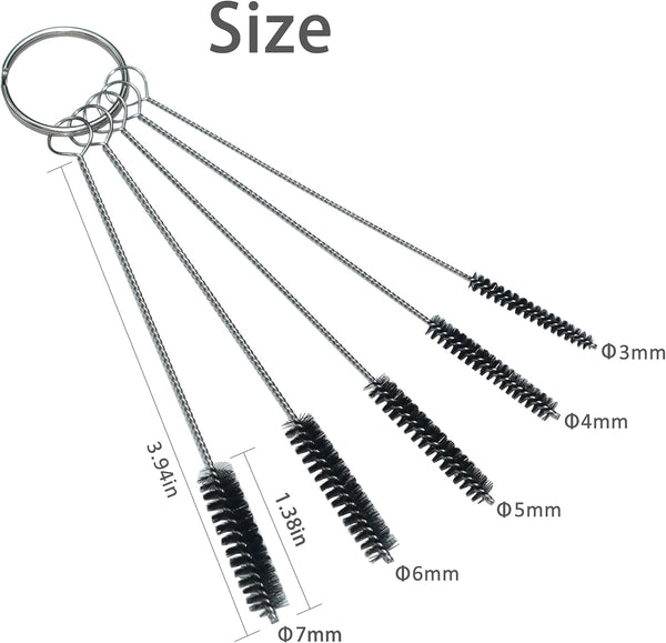Carburetor Carbon Dirt Jet Remove Cleaner Tool Kit | 13 Cleaning Wires Set + 10 Cleaning Needles + 5 Nylon Brushes for Motorcycle ATV Moped Welder