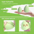 COSTICA Makeup Sponge Set Blender, Beauty Sponge Makeup Blender Flawless for Liquid - Multi Colored 4 pcs Avocado Series 4 Count (Pack of 1) GREEN