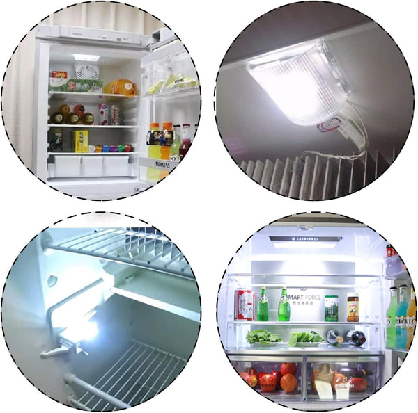 EVKILKJS 2PCS RV Refrigerator Light Bulb,RV Fridge Light Bulbs,DC12V Replacement LED Bulb for Refrigerator Bulb,214-2 Trailer Camper Motorhome