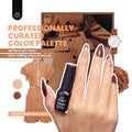 Beetles 44pcs Gel Nail Polish Set, Colorful Muse Collection, 36 Fall Colors | With Base Gloosy Matte Glitter Top Coat, Pink Nude Red Yellow Green