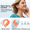 kurdene Wireless Earbuds Bluetooth Headphones Sport Over Ear Buds 60Hrs Orange