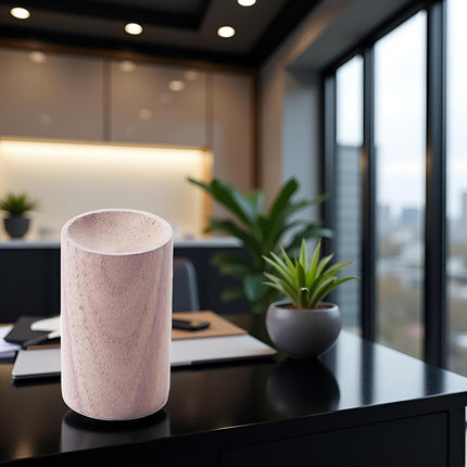 Black Walnut Wood Essential Oil Diffuser, Wooden Aromatherapy round Office Home 