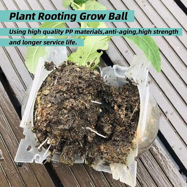 Air Layering pods, Reusable Plant Rooting Device Plant Rooting Grow Box High Pressure Propagation Ball Grafting Device Botany Root Controller