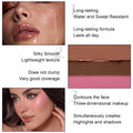 6 Colors Cream Contour Stick Makeup Kit,Shades with Highlighter,Blush,Bronzer Contour Stick for Sculpt the Cheeks,Long Lasting,Waterproof,Matte &