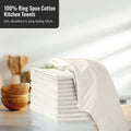 ROYALE LINENS Flour Sack Dish Towels - Kitchen Towel - Super Absorbent Flour Sack -100% Ring Spun Cotton -Tea Towels - for Embroidery, Cloth
