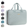 Everfun Travel Toiletry Bag with Hanging Hook and Leakproof Wet/Dry Compartments, Large Capacity Makeup Cosmetic Organizer for Women, 12x9x4.5