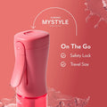 FLAIROSOL MyStyle Travel Continuous Spray Bottle, 3.04oz/90ml, Pink | Ultra fine continuous mist for face, hairstyling, salon, cleaning, beauty,