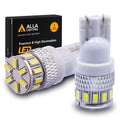 Alla Lighting T10 Wedge 194 168 2825 W5W LED Bulbs, 6000K White License, Reverse, Trunk, Marker, Parking, Door, Map, Dome Lights Lamps, 360ÃÂ° Light
