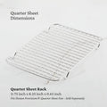Hestan Provisions OvenBond – Quarter Sheet Pan Rack, 11.75" L x 8.25" W (Cooling Rack) Quarter Sheet Rack