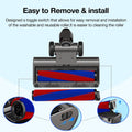 Head Replacement for Dyson V7 V8 V10 V11 V15, SV10 SV11 SV12 SV14 SV15 SV22 SV25 SV27 SV28, Vacuum Replacement Parts with 26cm Soft Roller and 6