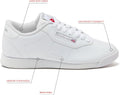 Reebok Princess Sneakers for Women, Comfortable Walking or Tennis Womens Shoes 9 Us-white