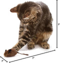 OurPets Play-N-Squeak Mouse Hunter Cat Toy, Catnip Filled, Interactive Fun | Real rodent sound effect, electronic squeaker inside, sparks hunting